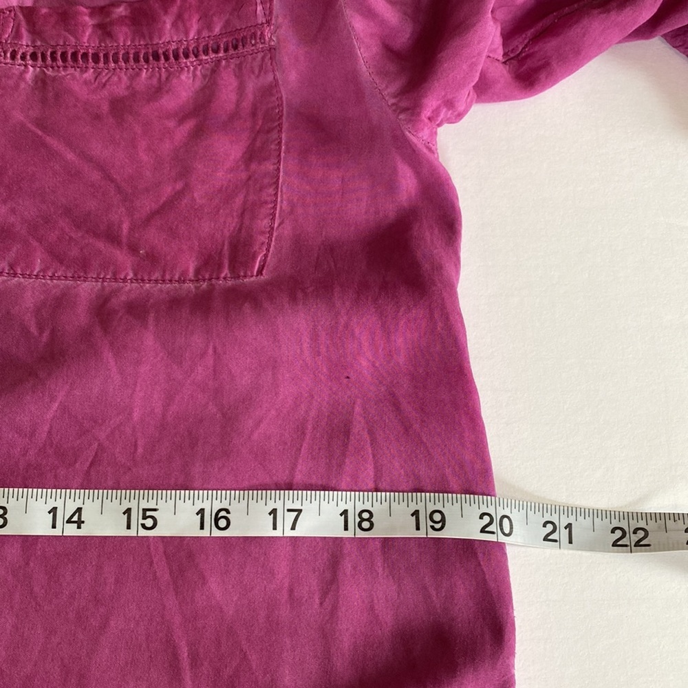 Pilcro Magenta Button-Front Maxi Dress - Picture 14 of 17